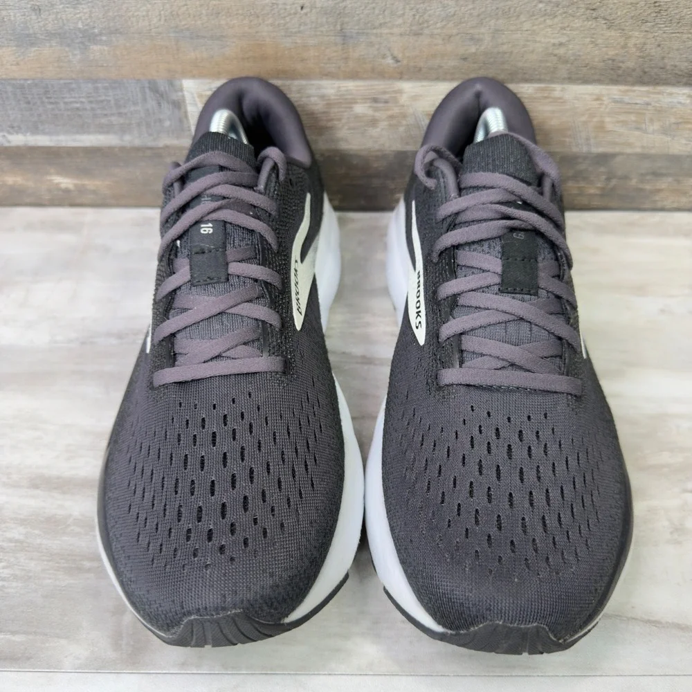 Brooks Ghost 16 Womens Size 11.5 Running Shoes Neutral Cushion Black 1204071B090